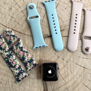 Gently used Apple Watch series 3- 38mm gold